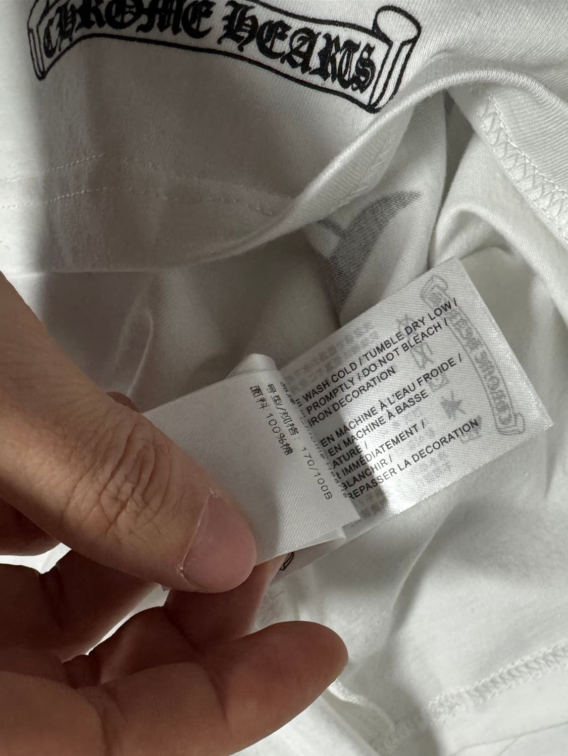 크롬하츠 플로랄 롱슬리브 긴팔 화이트 M 상품이미지6