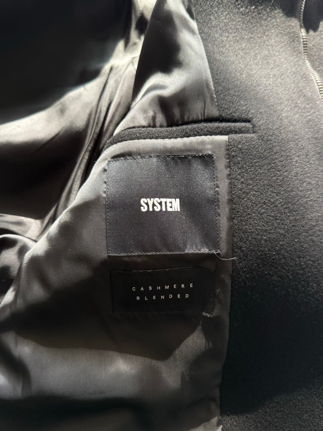 시스템옴므 캐시미어 하이넥 더플 코트 95 상품이미지4