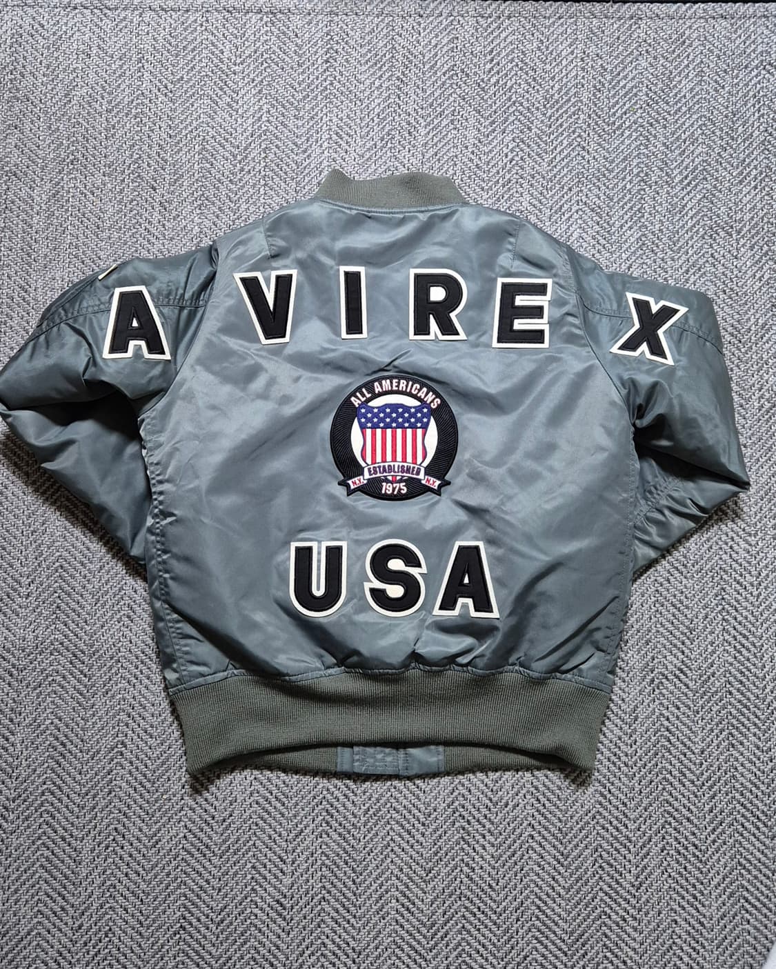 Avirex 50주년 ma-1 M 세이지 상품이미지1