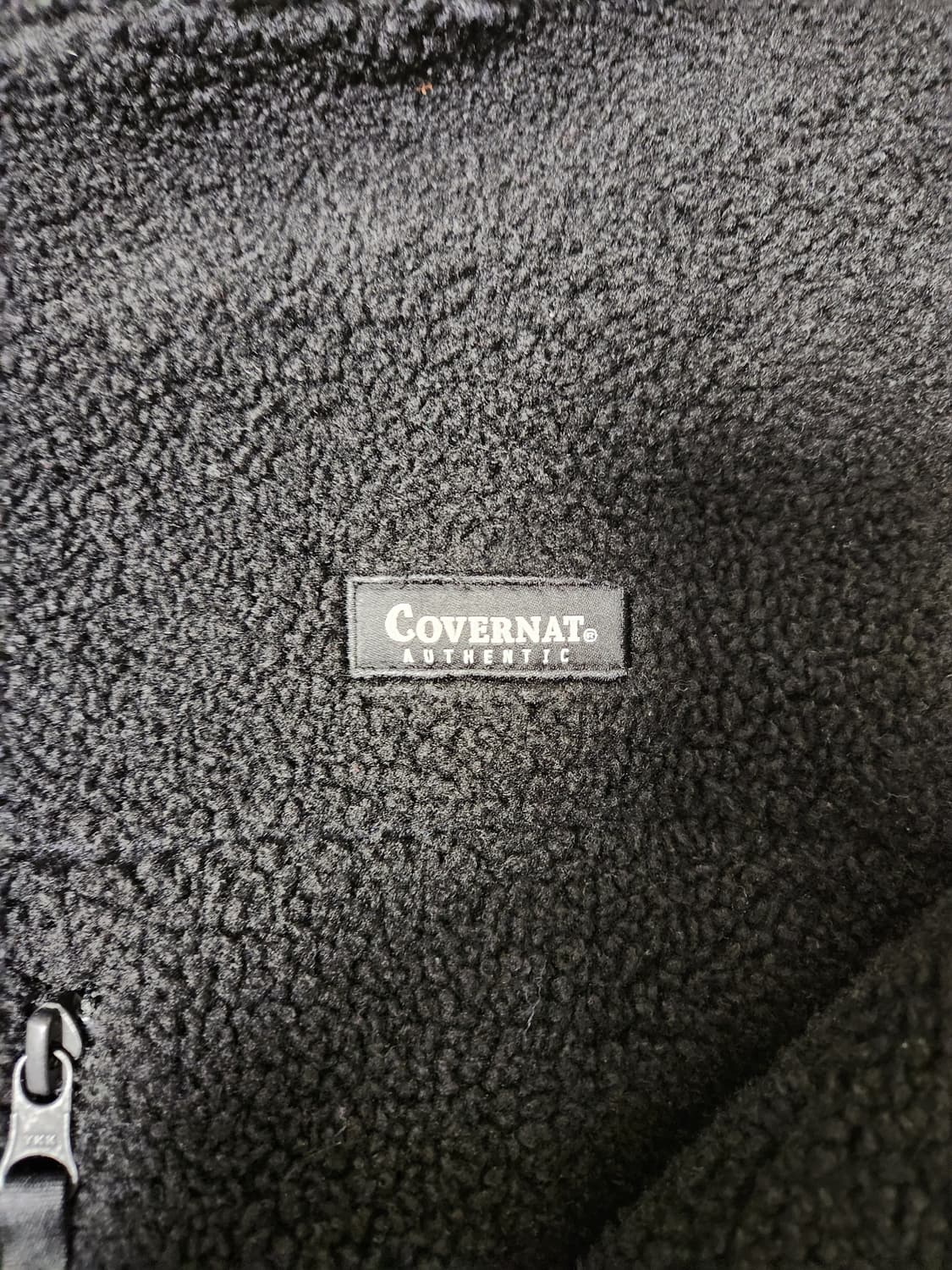 새상품급)커버낫 리버시블 컴피보아 집업 플리스 양면 자켓 사이즈100(L 상품이미지6