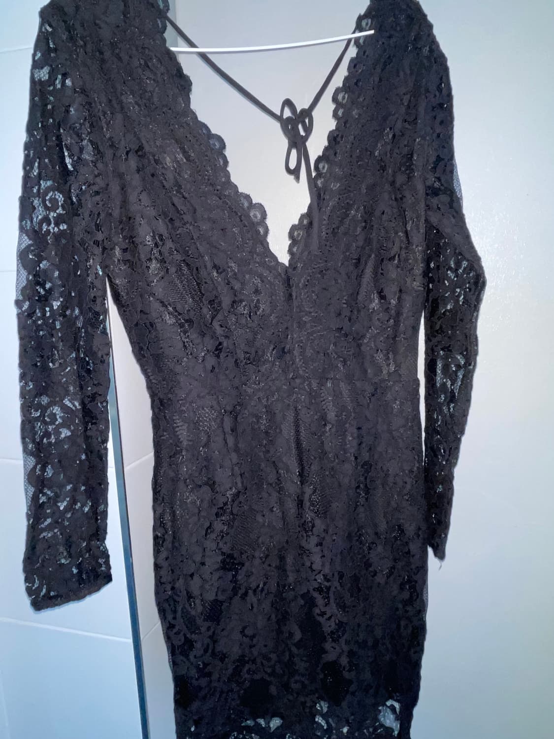 H&M 블랙 레이스 원피스 상품이미지2
