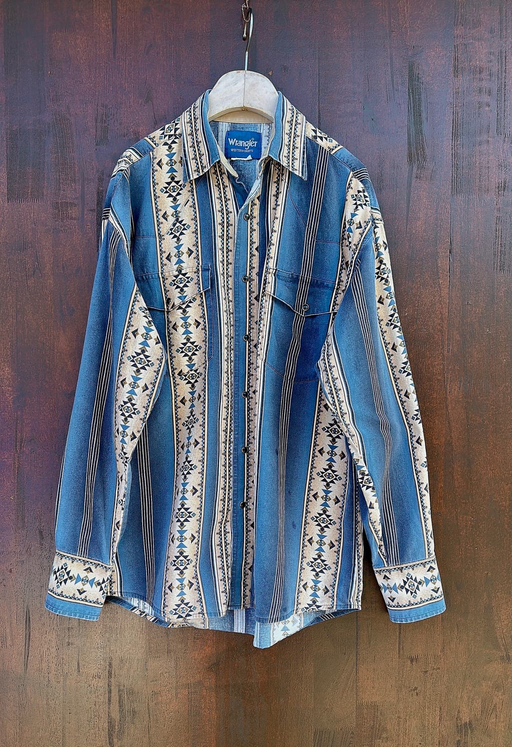 80‘s 랭글러(Wrangler) 웨스턴셔츠 상품이미지1