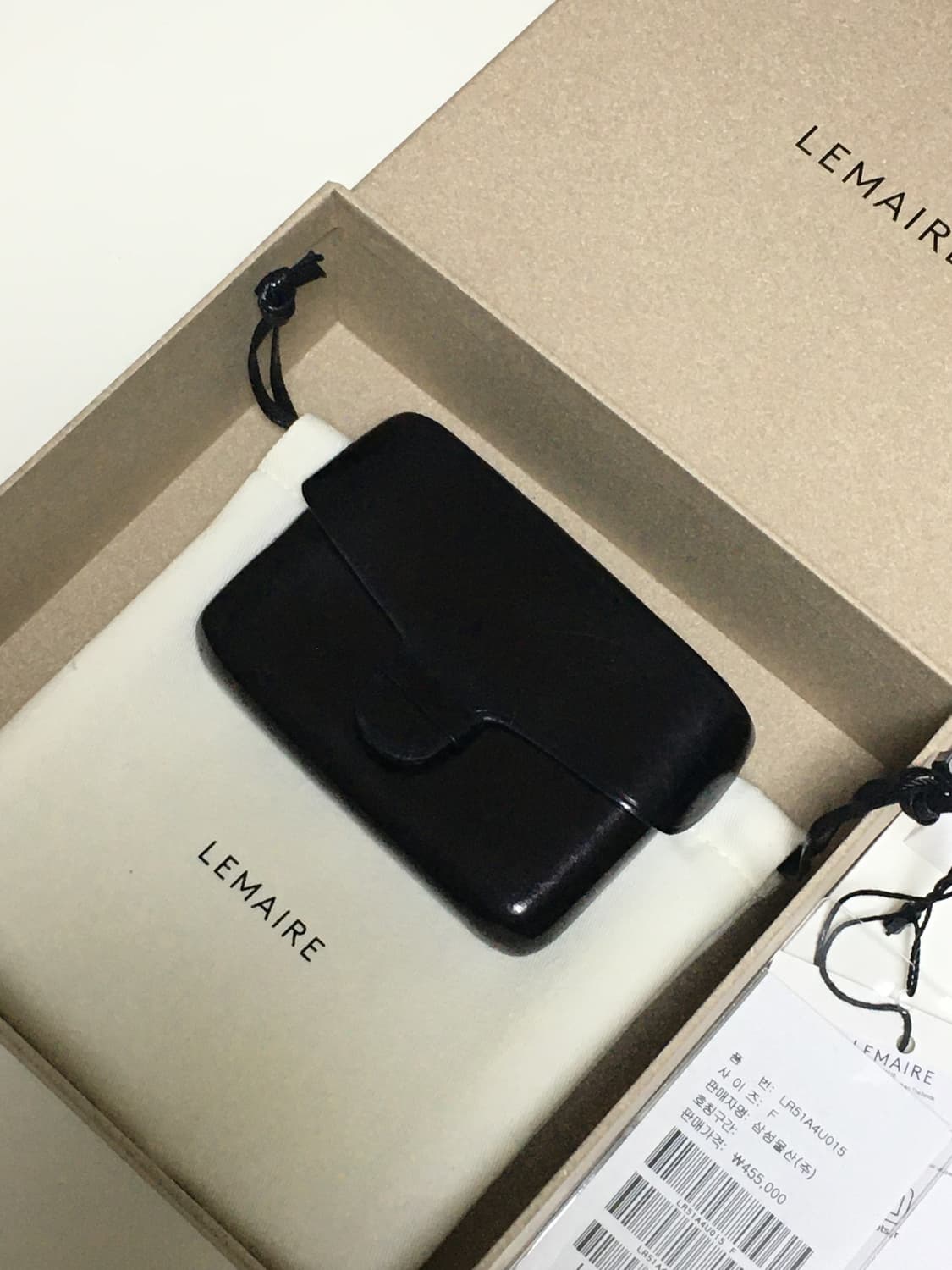 르메르 카트리지 지갑 블랙 상품이미지2