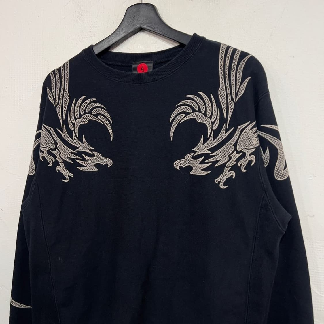 Jp mibudo 리버스위브 프린팅 맨투맨 상품이미지4