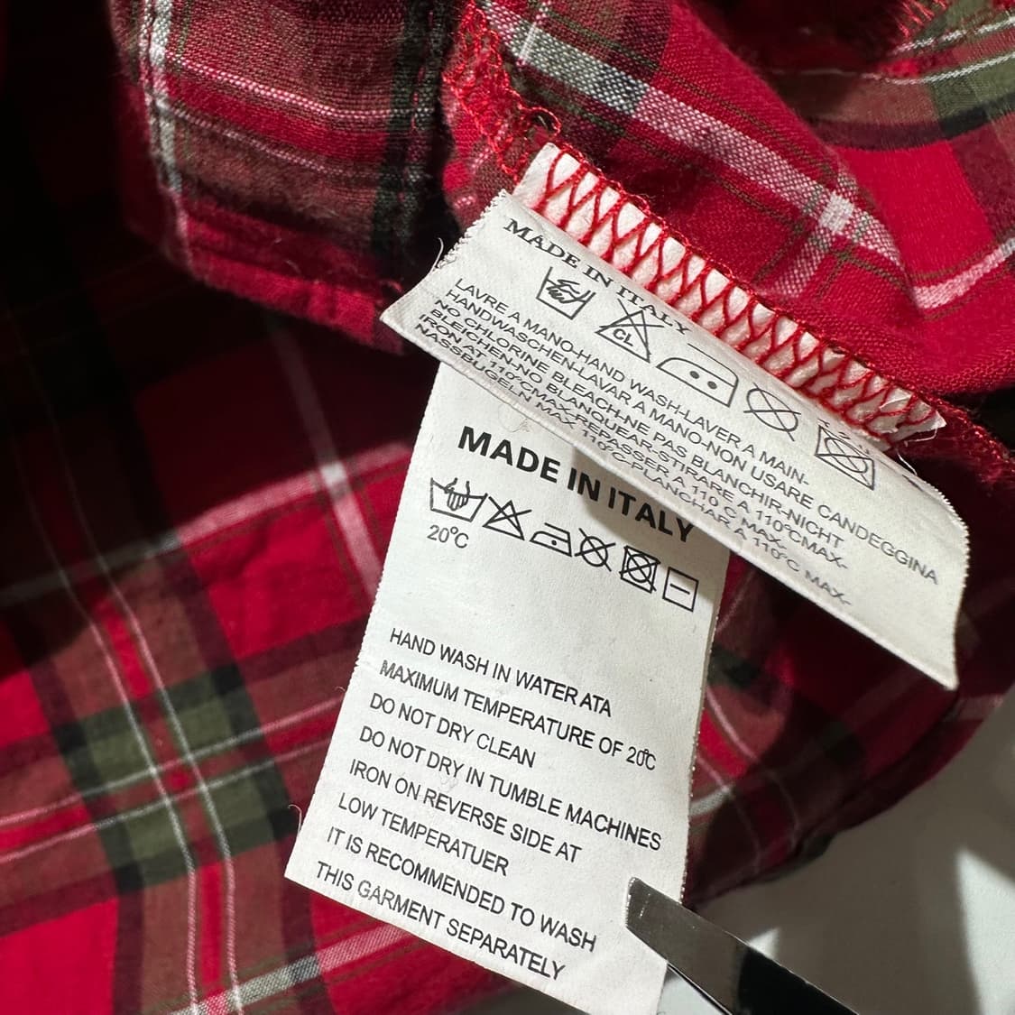 비비안 웨스트우드 ORB로고 체크 패치워크 셔츠  상품이미지7