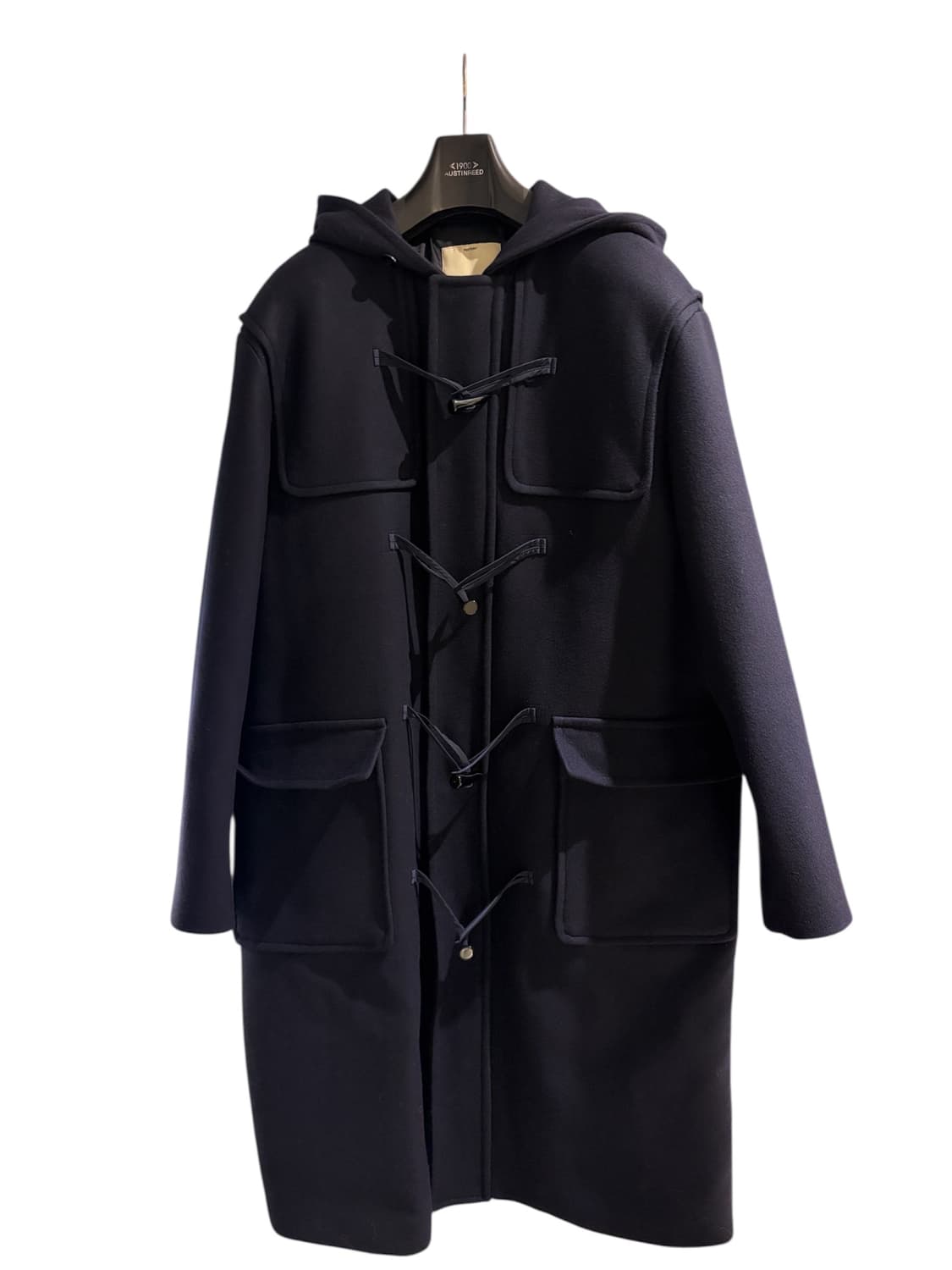 포터리 더플 코트 네이비 상품이미지1