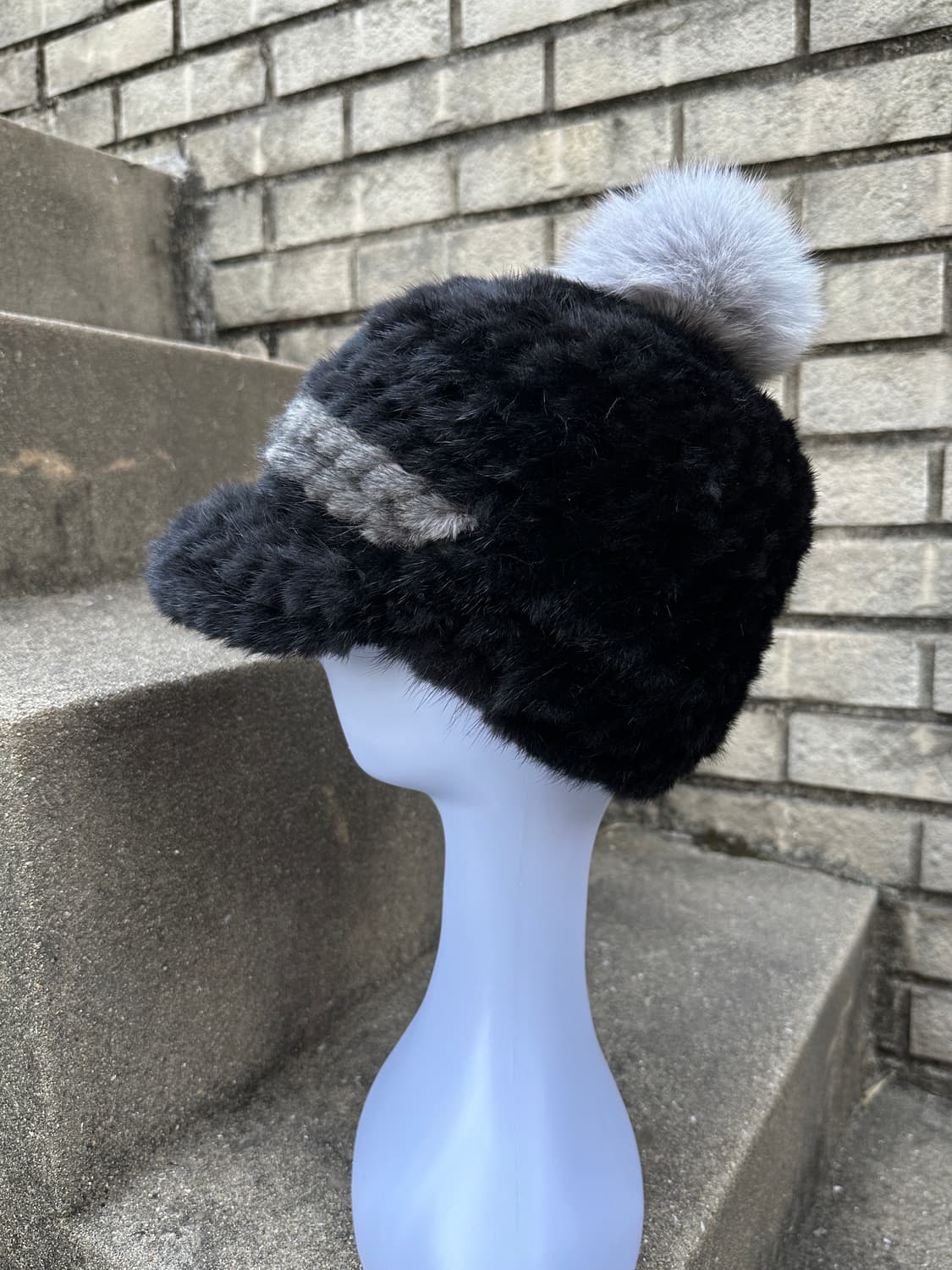 Fur knit cap 상품이미지4