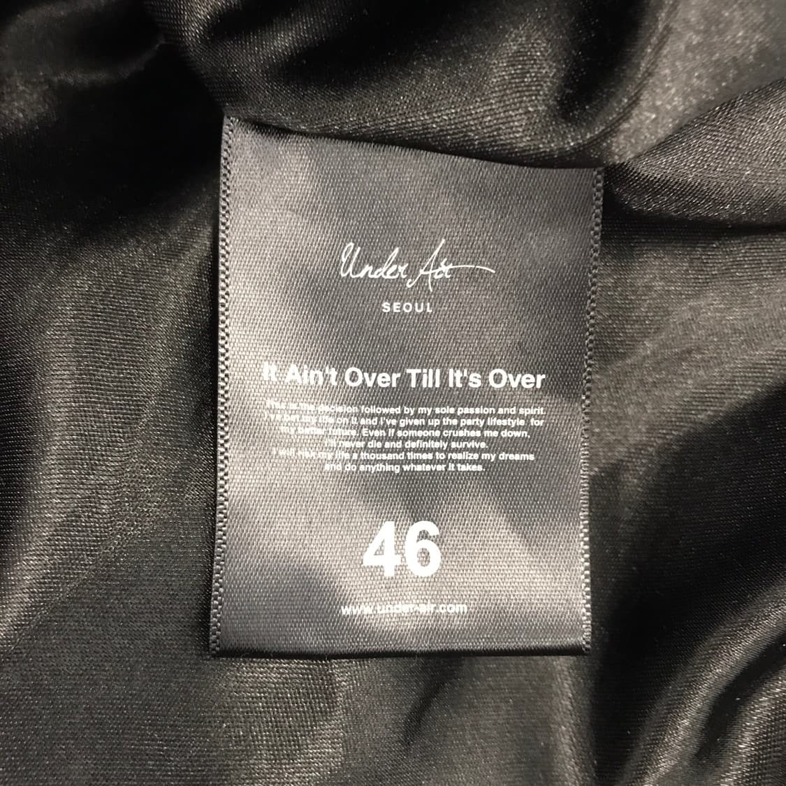언더에어 UNDERAIR 자수 스카잔점퍼 [46사이즈] 상품이미지6