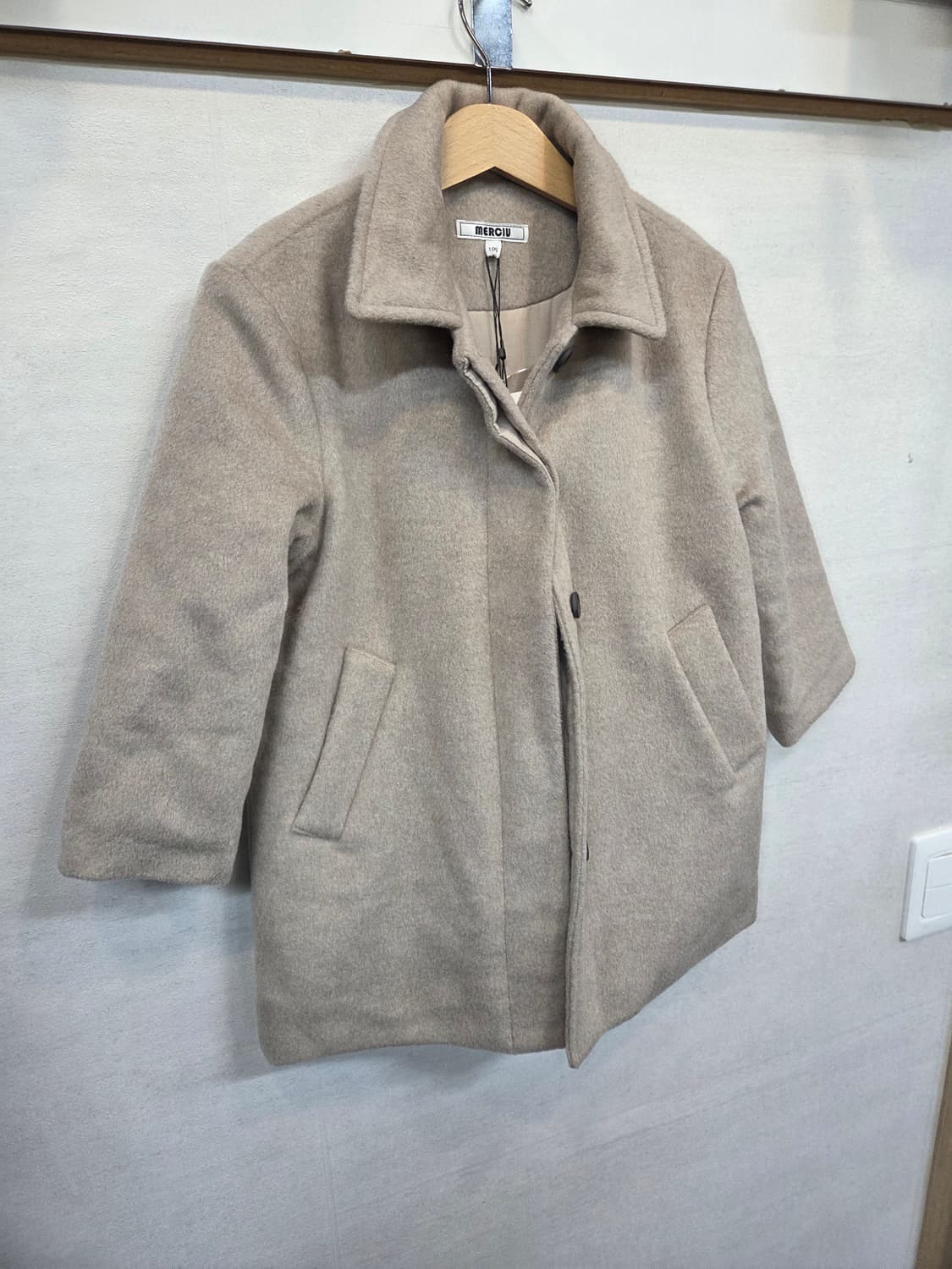 메르시유 키즈 울 캐시미어 코트 100  상품이미지6