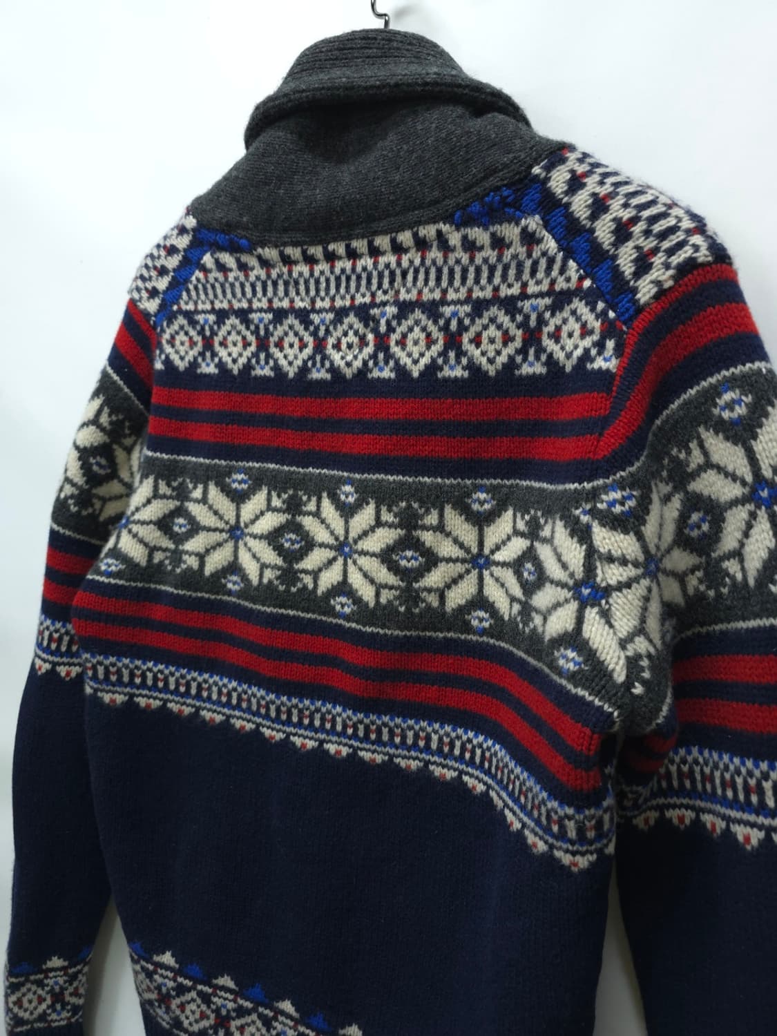 타미힐피거 남성 노르딕 램스울 숄칼라 가디건 상품이미지9