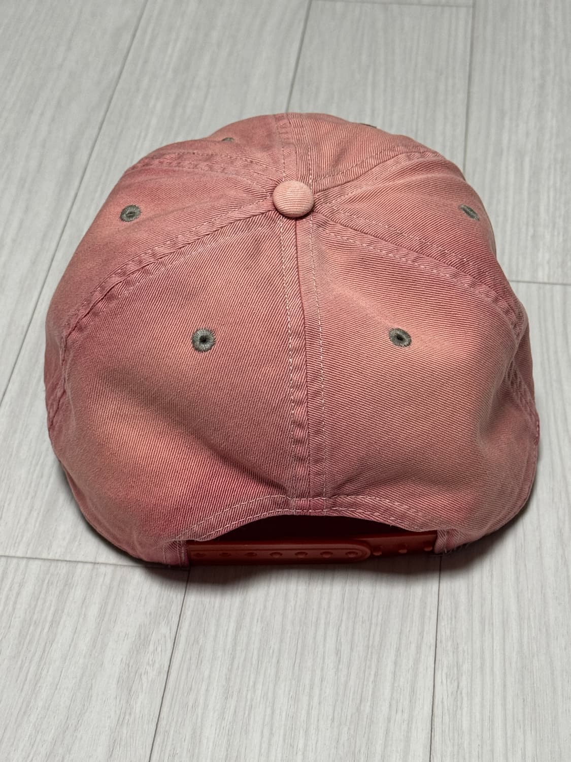 더블알엘 RRL 윙 로고 볼캡 핑크 (페이디드 레드) 상품이미지3