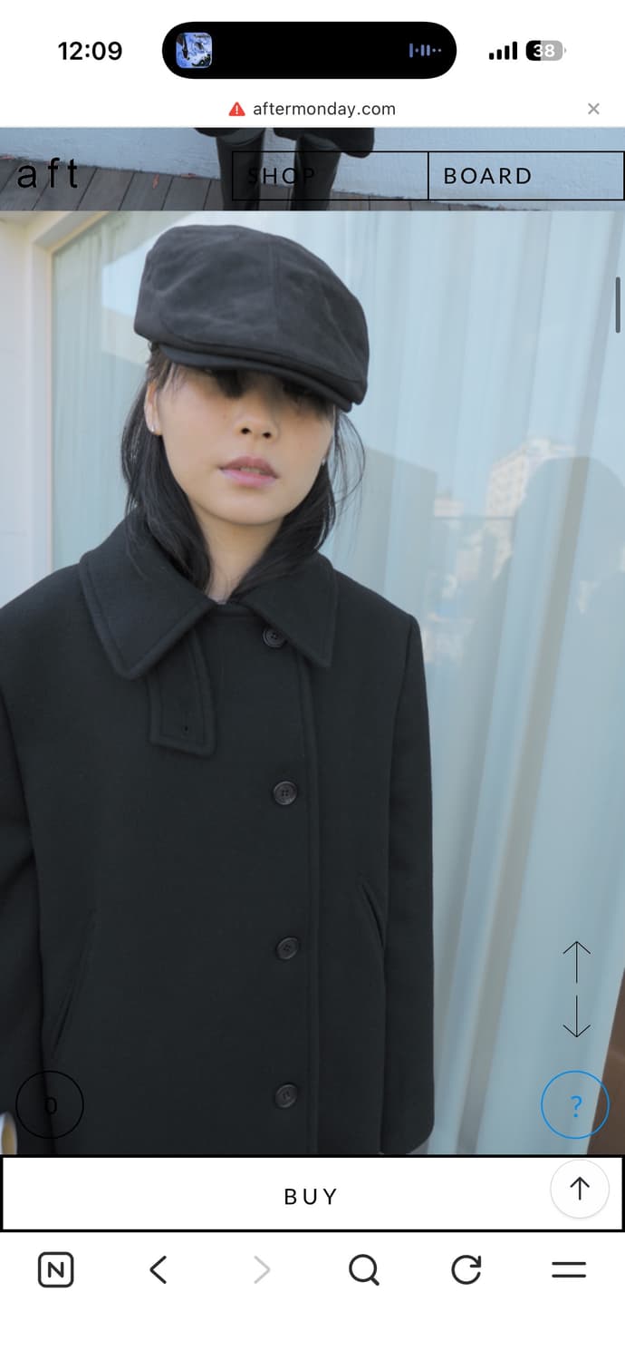 애프터먼데이 피코트 half single pea coat 상품이미지2