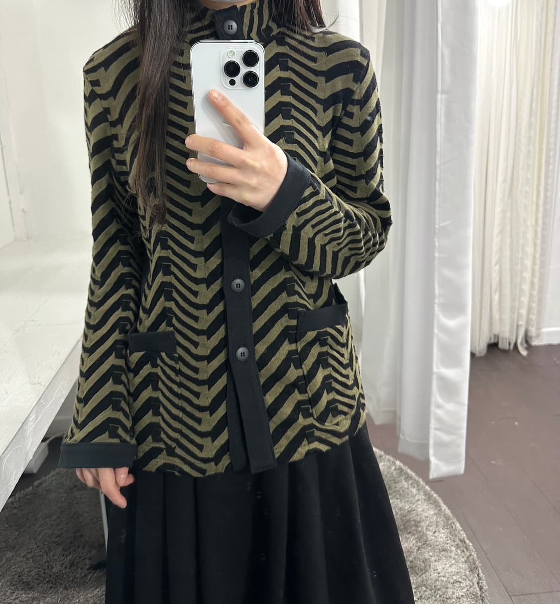 st.vermeer pattern cardigan 상품이미지3