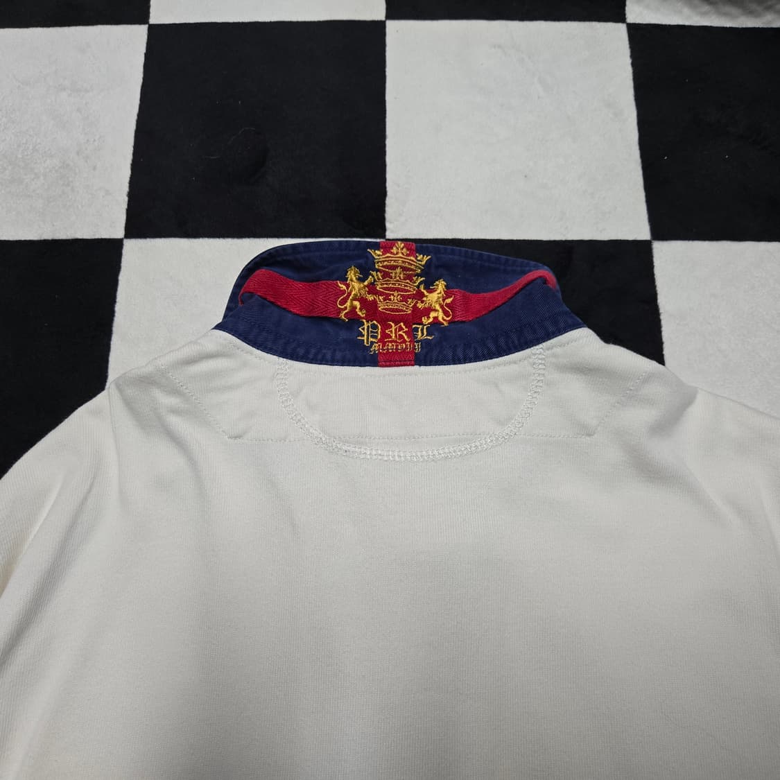 XXL 폴로랄프로렌 한정판 럭비 티셔츠 화이트 상품이미지7