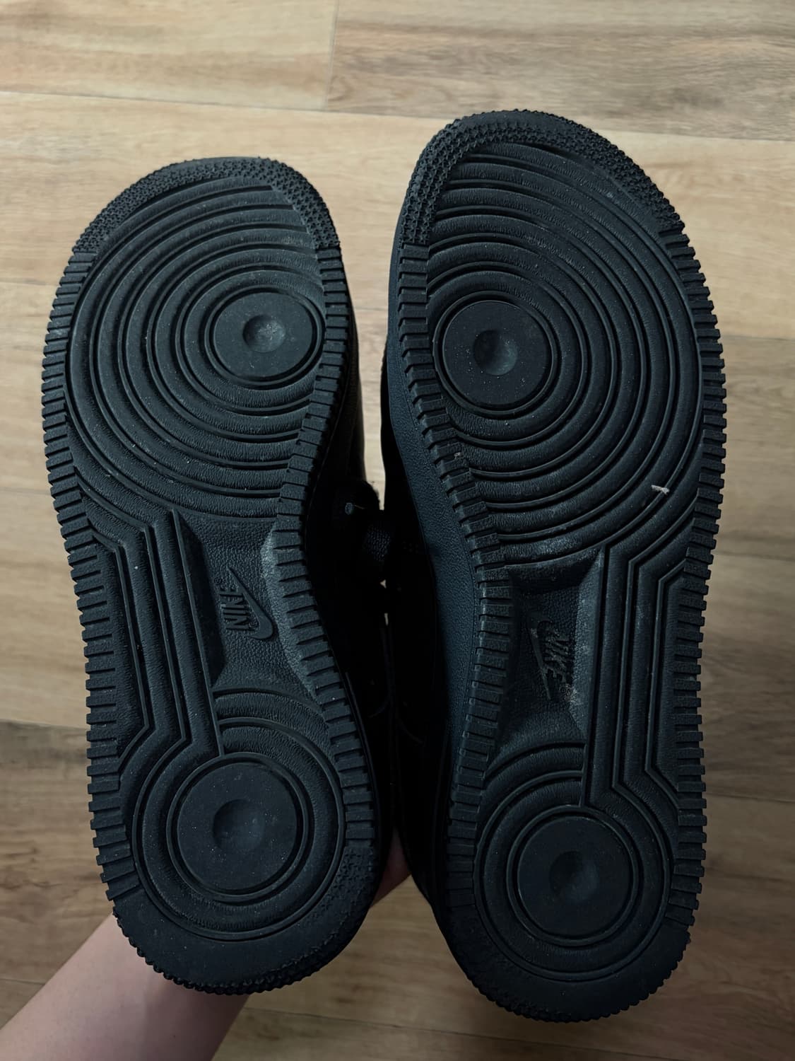 나이키 에어포스 트리플 블랙 250 상품이미지6