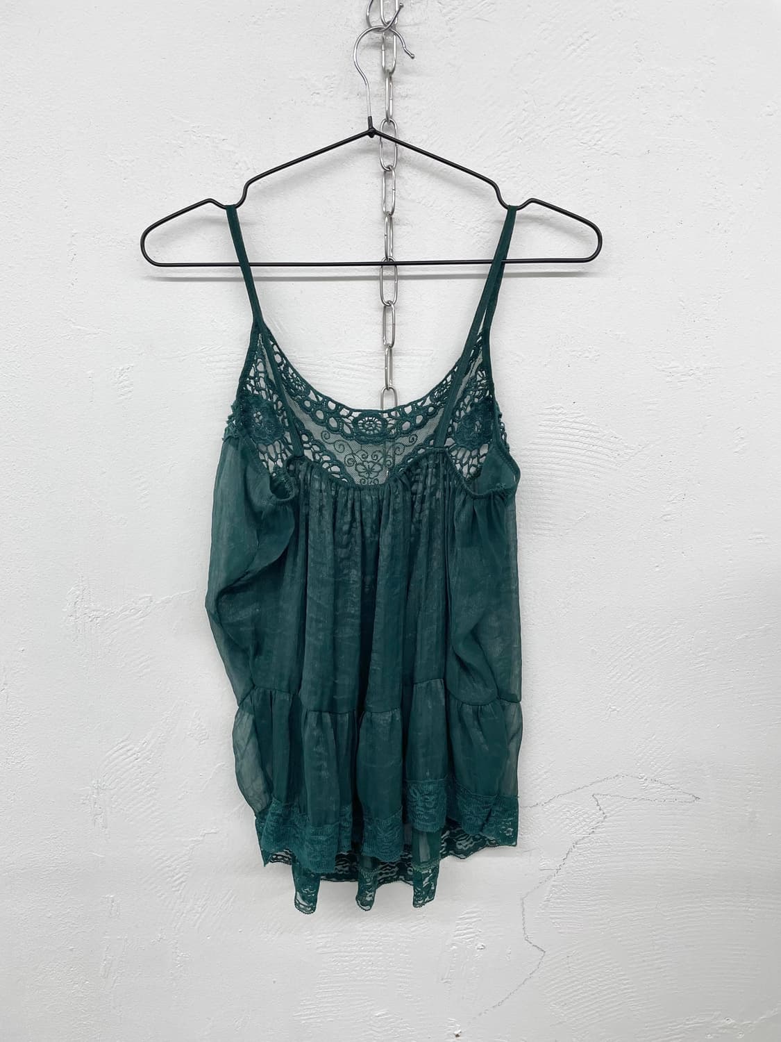 딥그린 레이스 슬립 상품이미지6