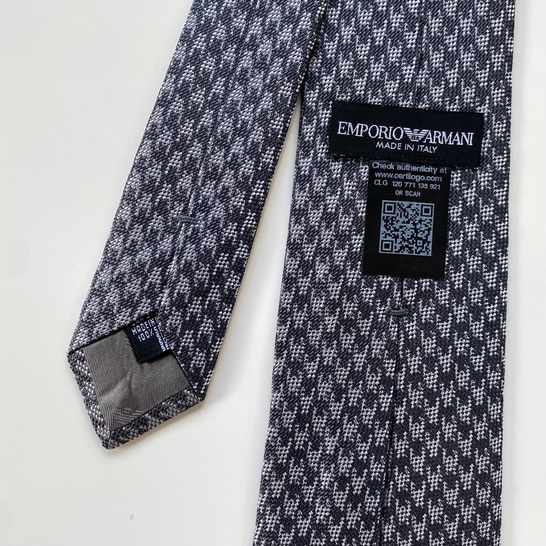 신형 엠포리오 알마니 명품 정품 넥타이(ARMANI) 7.7cm 상품이미지5