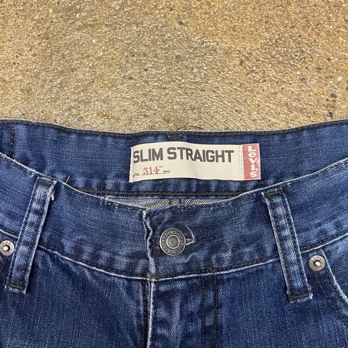 USA 빈티지 리바이스 514 슬림 스트레이트 청바지 상품이미지2