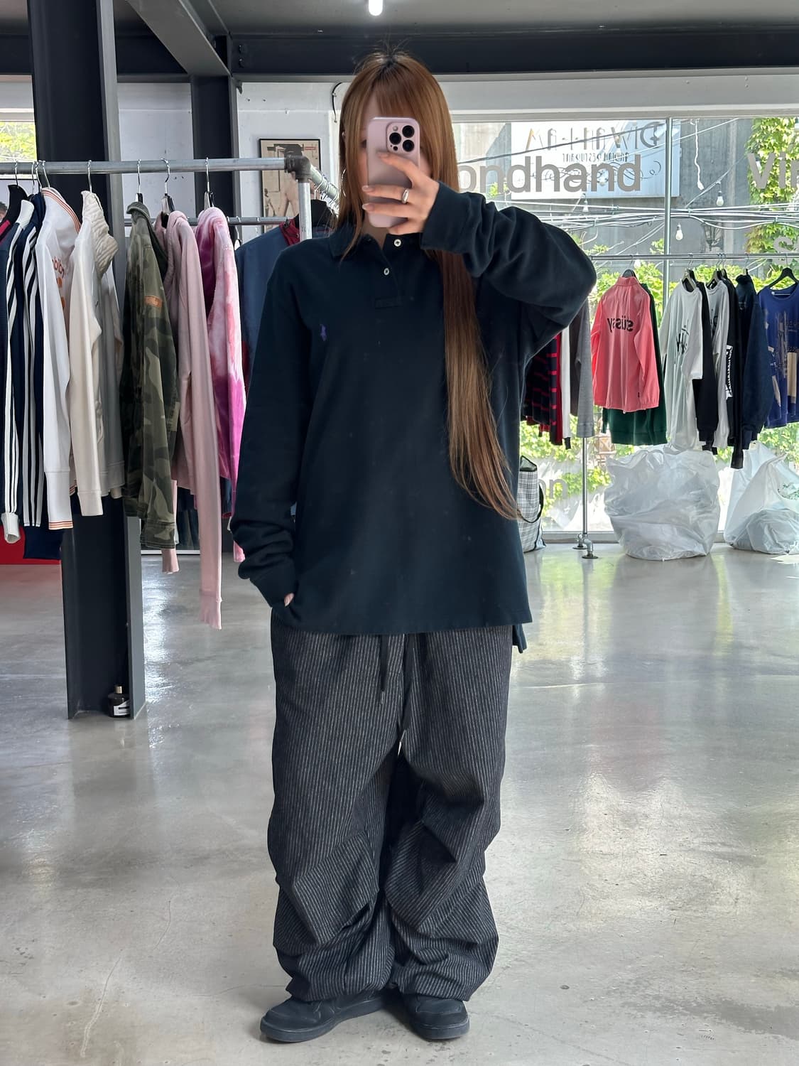 폴로랄프로렌 커스텀핏 버튼 슬릿 Pk 반팔티 상품이미지3