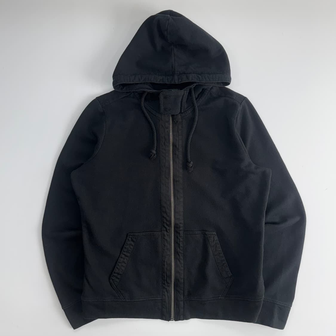 Polo 하이넥 버튼업 블랙 후드집업  상품이미지3