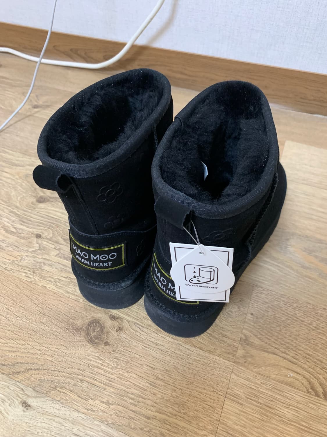 마크모크 플라워패턴 소가죽 어그 상품이미지2