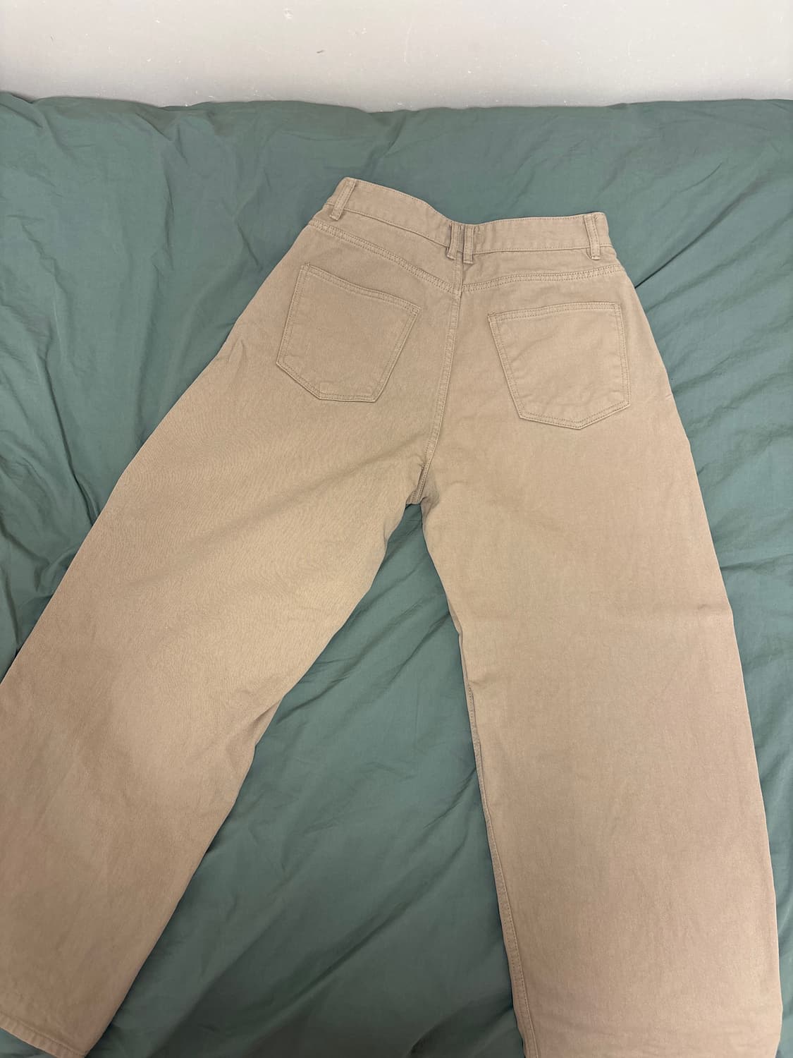 제로 와이드 베이지팬츠 상품이미지2