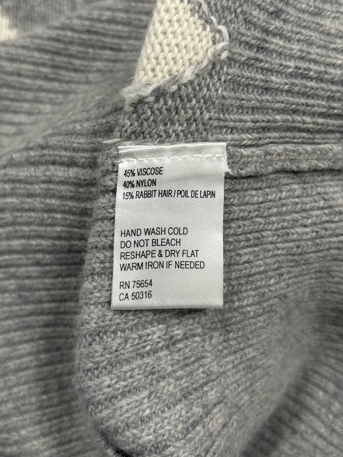 아베크롬비 그레이 아가일 니트 가디건 상품이미지7