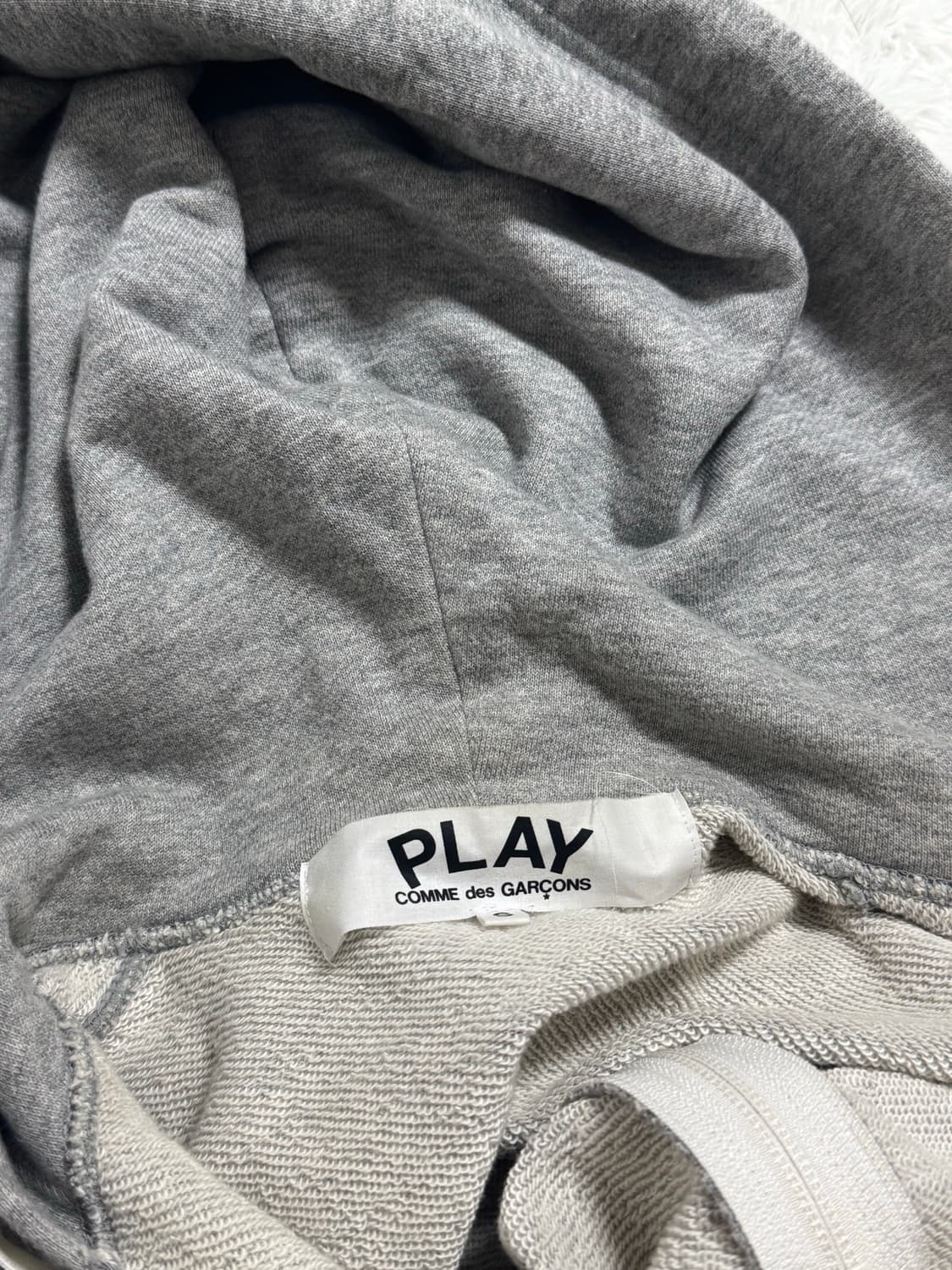 꼼데가르송 레드 하트 후드집업 상품이미지7