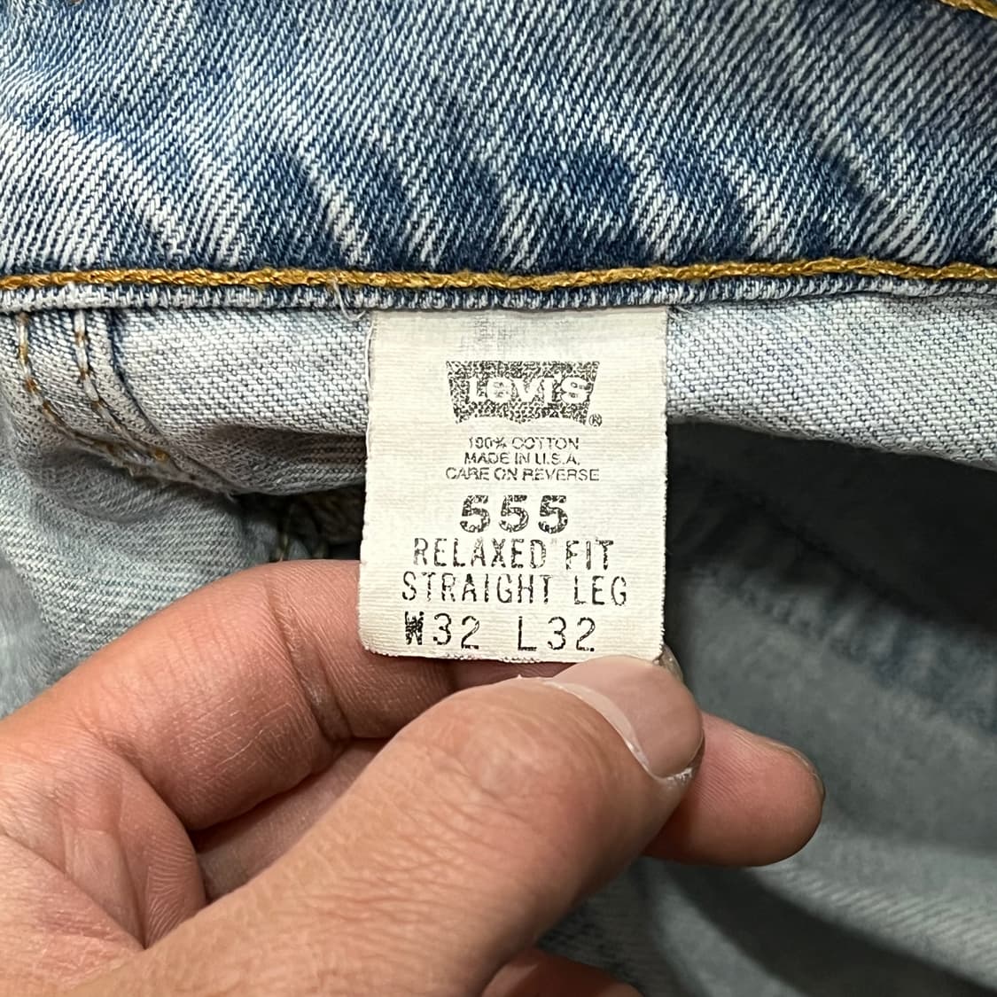  USA 리바이스 555 데님 팬츠 y16077 상품이미지8