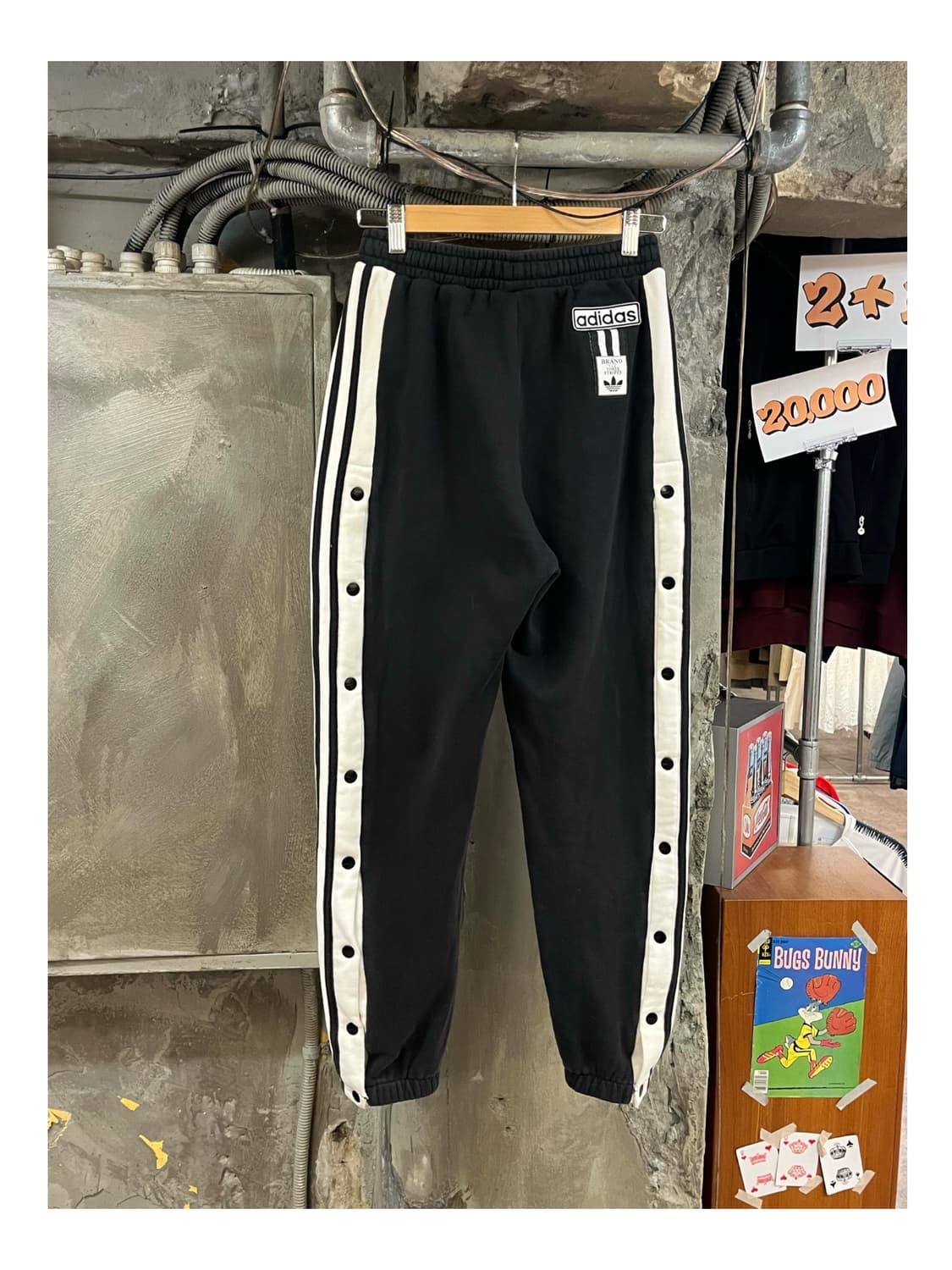 아디다스 스웻 조거 팬츠 블랙 M #csz3720 상품이미지2