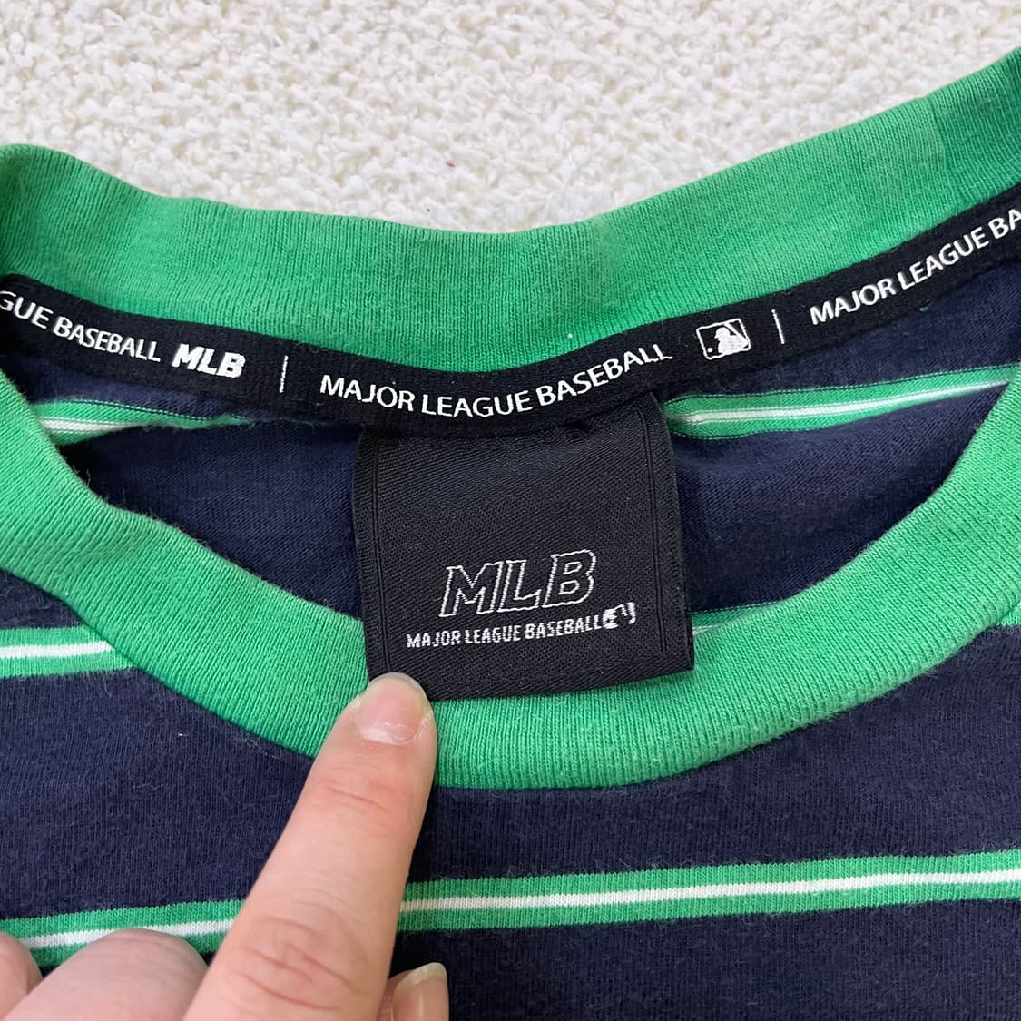 95 엠엘비 스트라이프 반팔티 0317M 상품이미지2