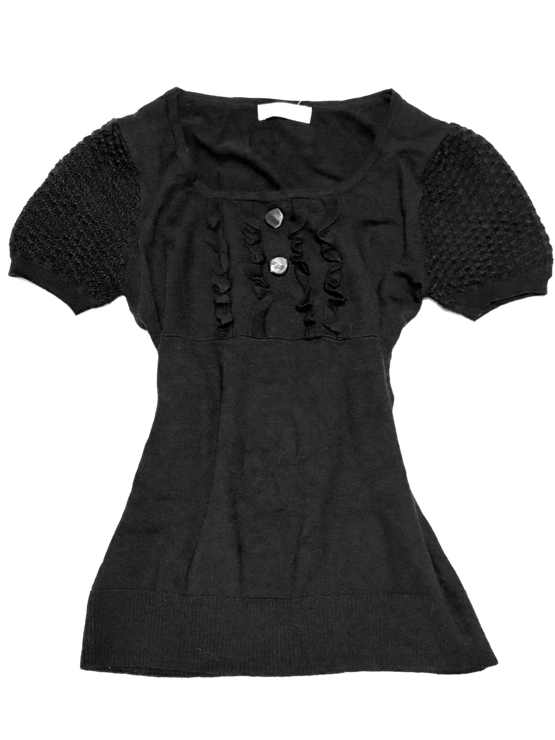 빈티지 프릴 로걀탑 히메갸루 모리걸 상품이미지1