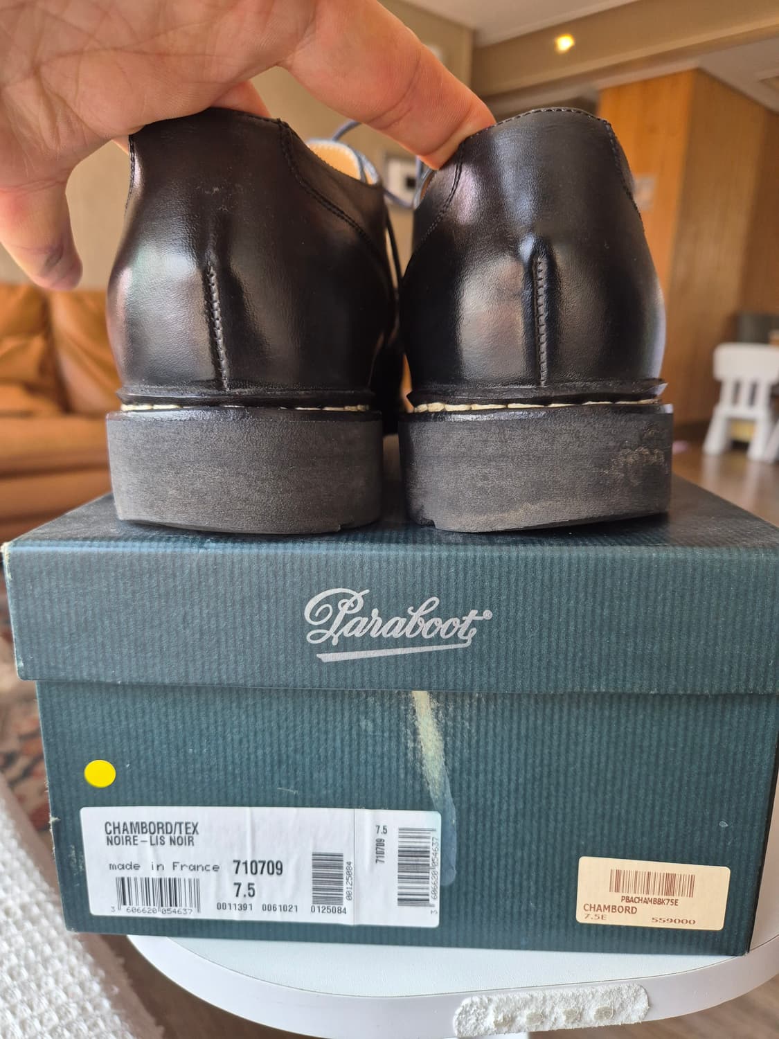 파라부트 샴보드 UK7.5 블랙 상품이미지5