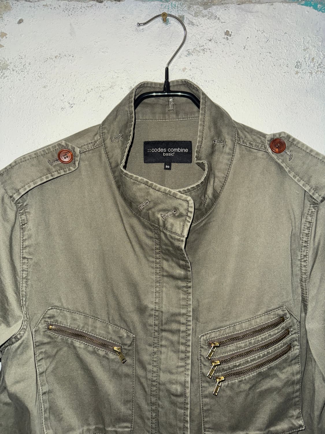 codes combine 카키 야상자켓 상품이미지2