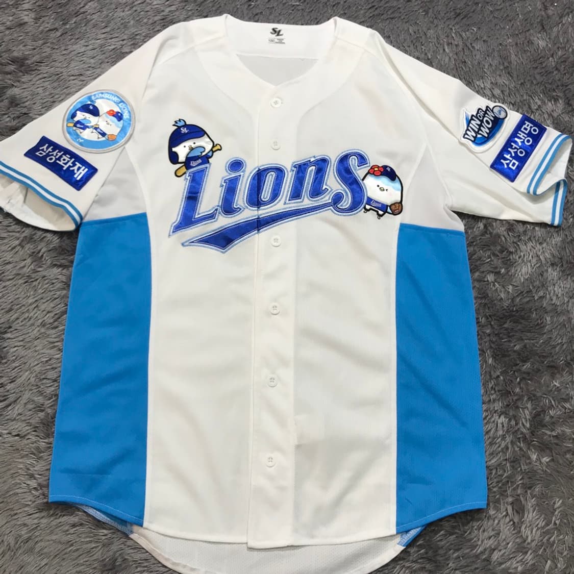 [[L,,25년,A급, 공용] 삼성 라이온즈 단똑우 강민호 유니폼@220 상품이미지1