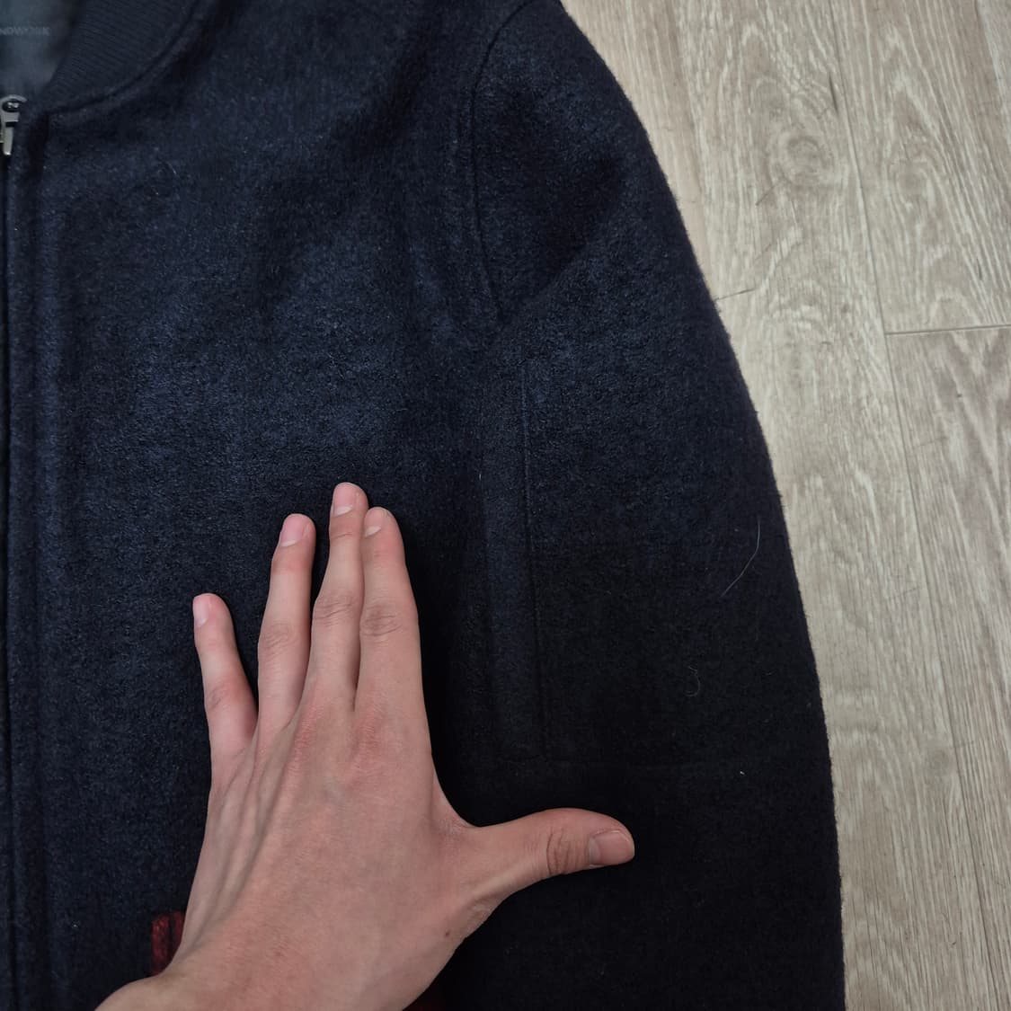 GROUNDWORK 그라운드워크 누빔안감 울 봄버자켓 M(95) 상품이미지4