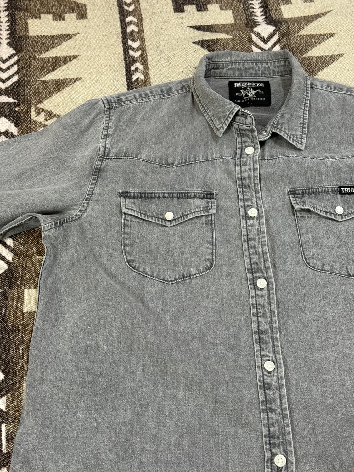 트루릴리전 25FW 데님 셔츠 상품이미지4