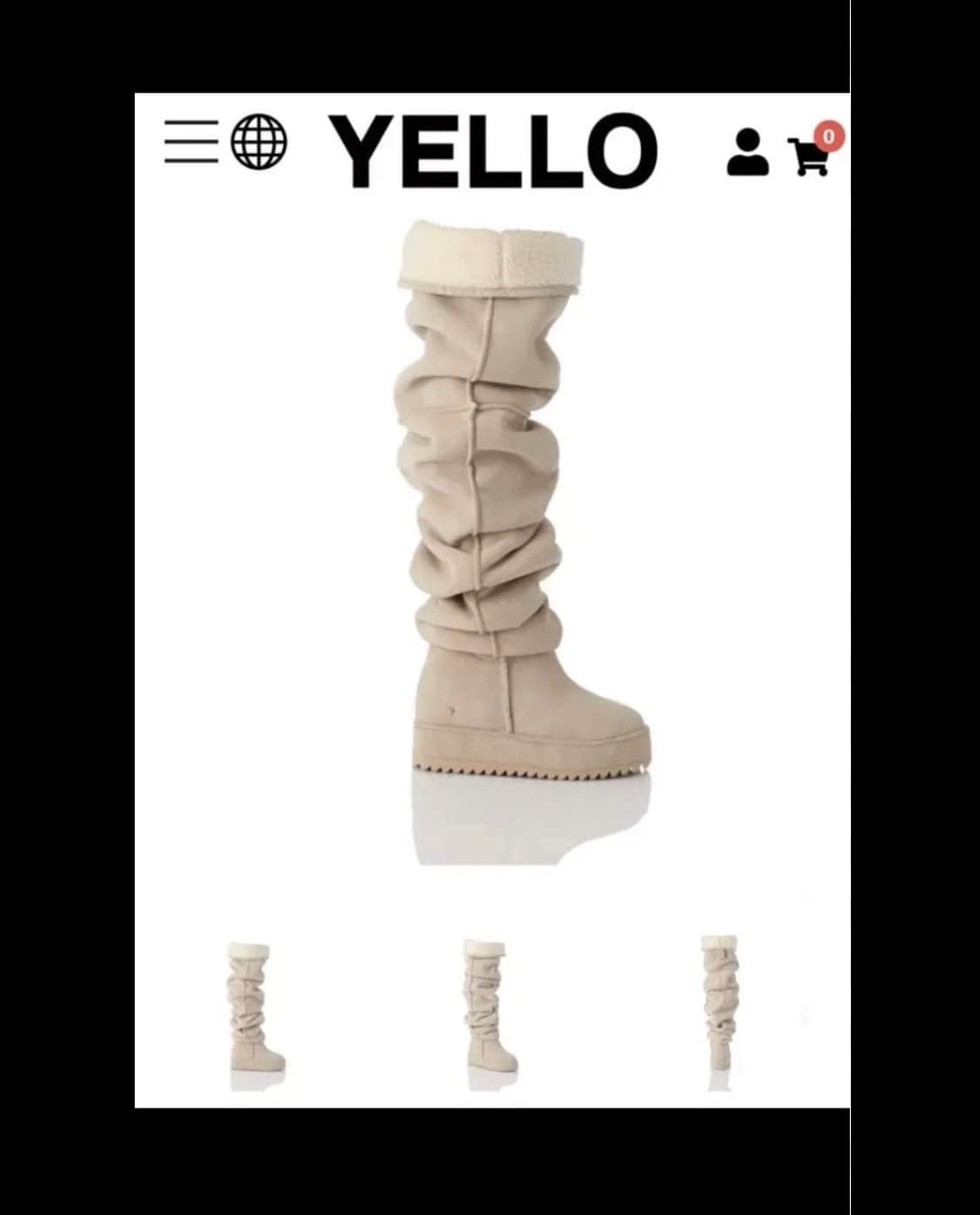 ‼️구해요‼️yello magnolia long boot 옐로 롱부츠 상품이미지1