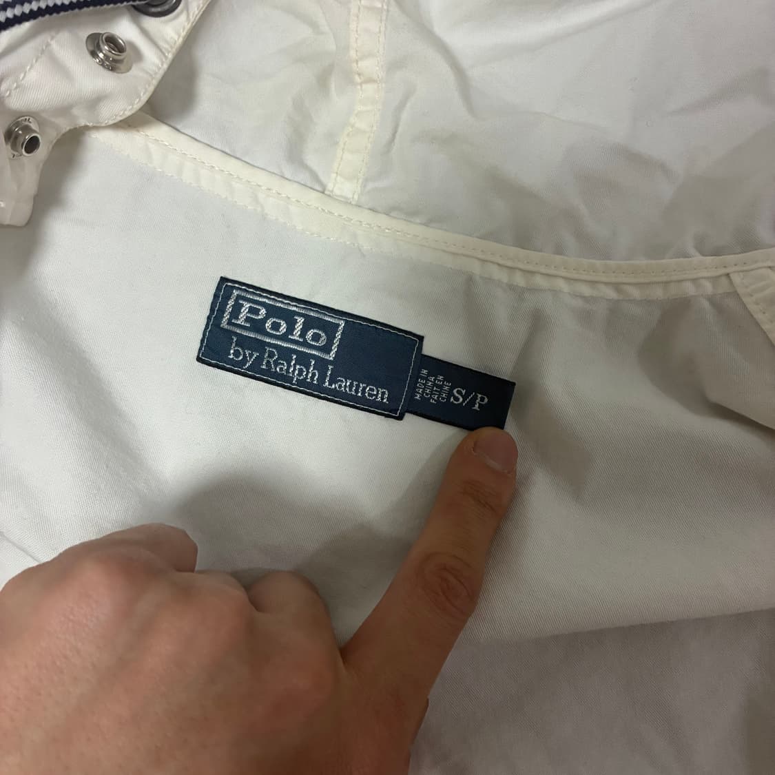 폴로 빅포니 화이드 후드 바람막이 S 상품이미지7