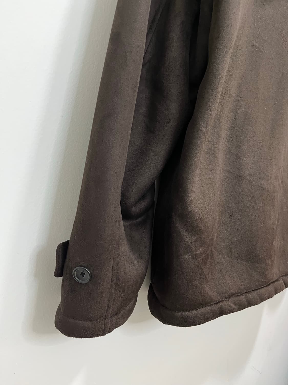 일본 빈티지 모리걸 브라운 무스탕 후드 코트 상품이미지8