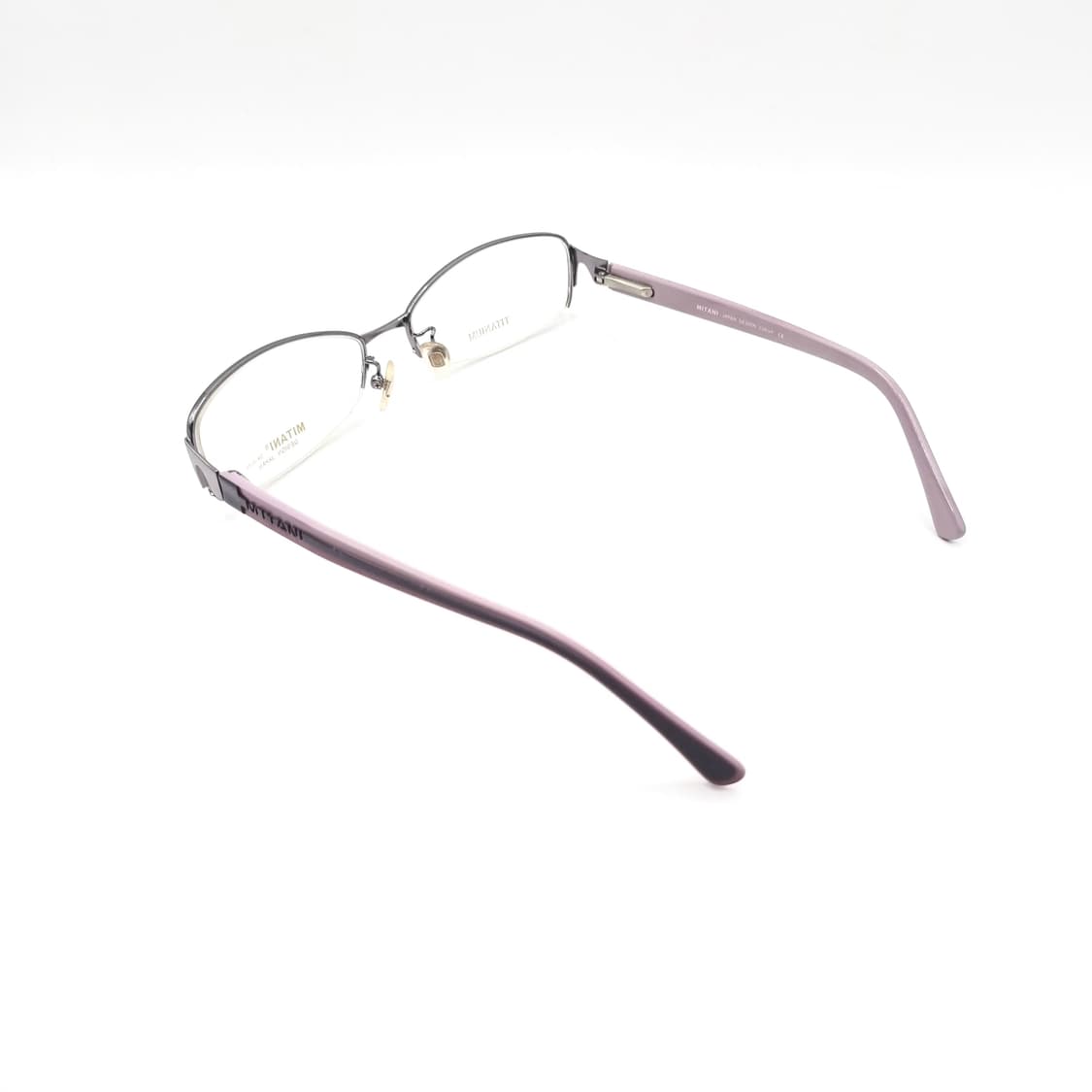 데드스탁 사각 라운드 티타늄 반무테 안경 332 상품이미지4