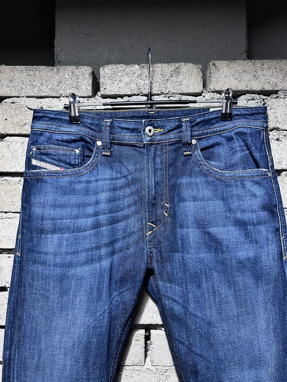 디젤 Thavar 인디고 워싱 데님 팬츠 상품이미지6
