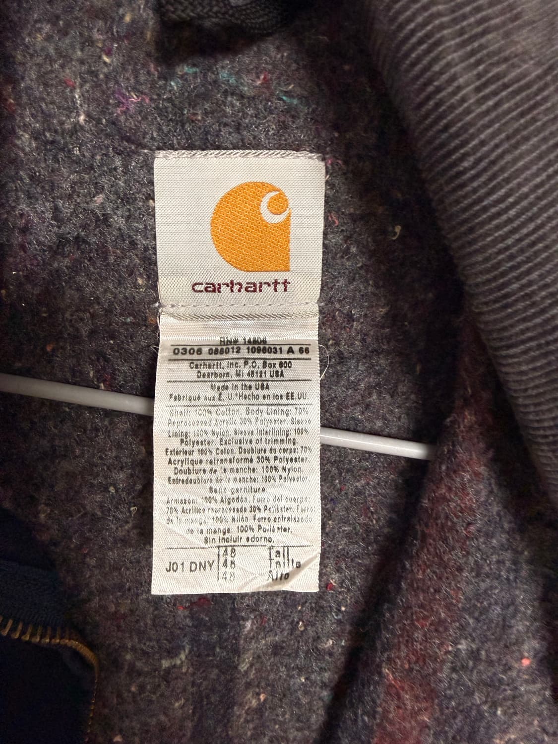 [XL] 칼하트 디트로이트 자켓 j01 네이비 상품이미지3