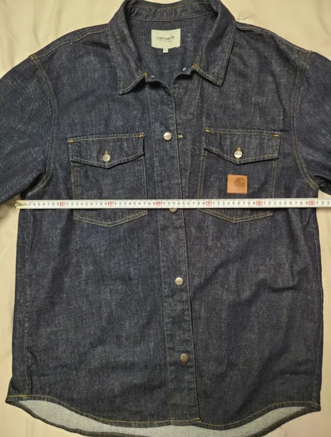 칼하트WIP 링컨 셔츠자켓 BLUE RINSED XL 사이즈 상품이미지4