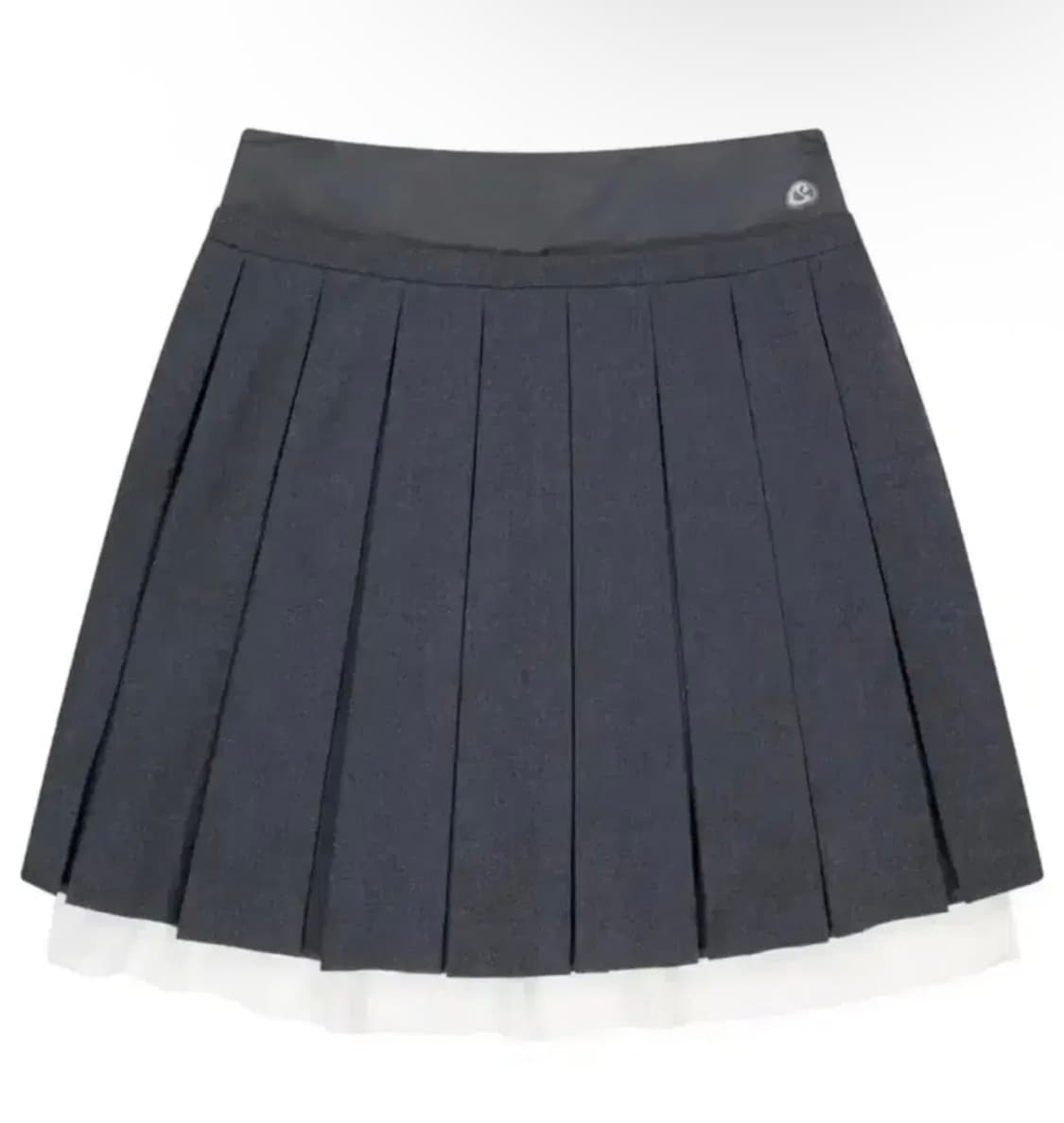 코이세이오 더블 웨이스트 플리츠 스커트 그레이 2 사이즈 상품이미지1