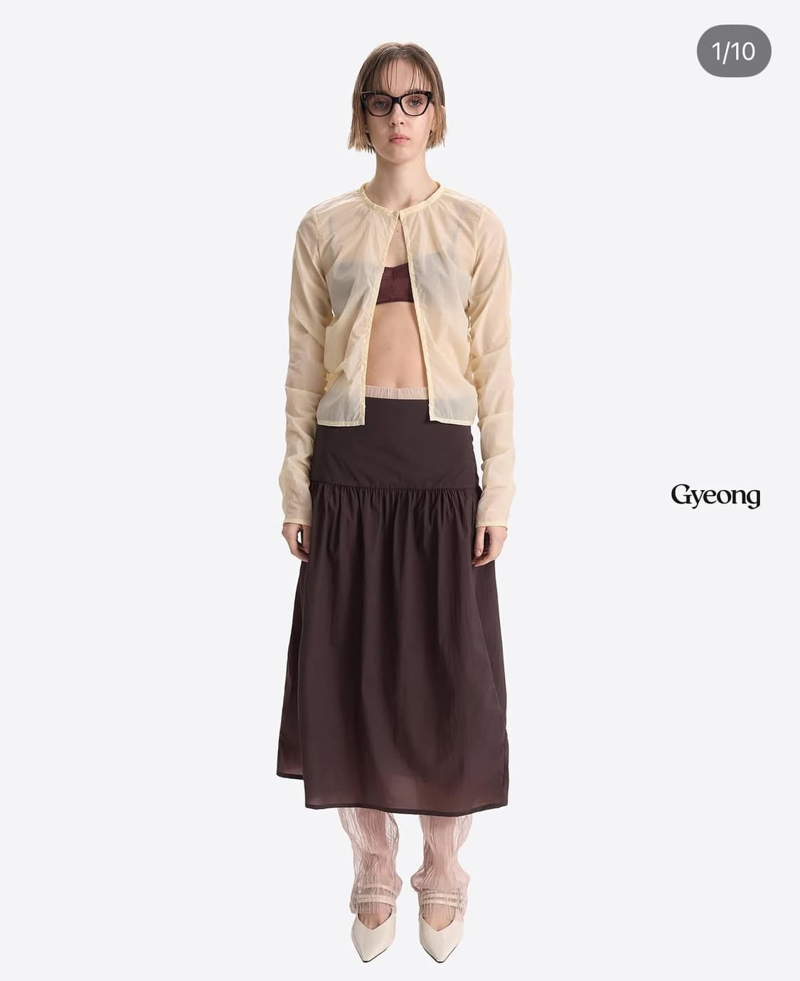 경 (Gyeong) Sheer Jacket Butter 2사이즈 상품이미지6