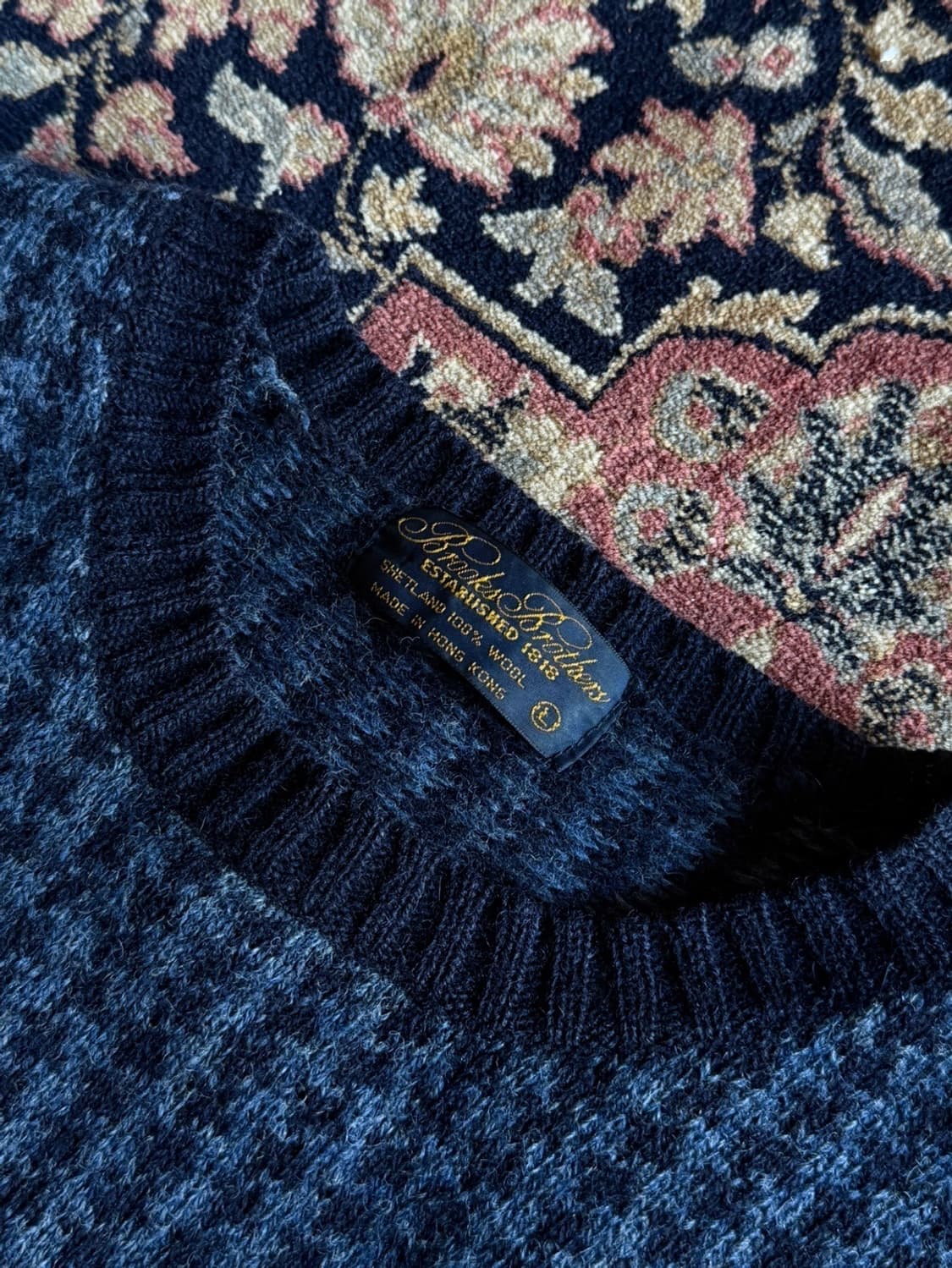 브룩스 브라더스 셔틀랜드울 니트 100 상품이미지3