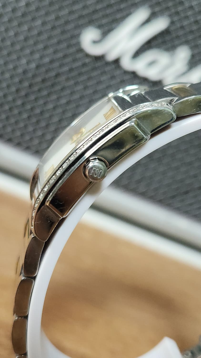 # 스위스 ESQ 모바도 킹스턴 정품 다이아몬드 콤비 여성명품 시계 급처 상품이미지3