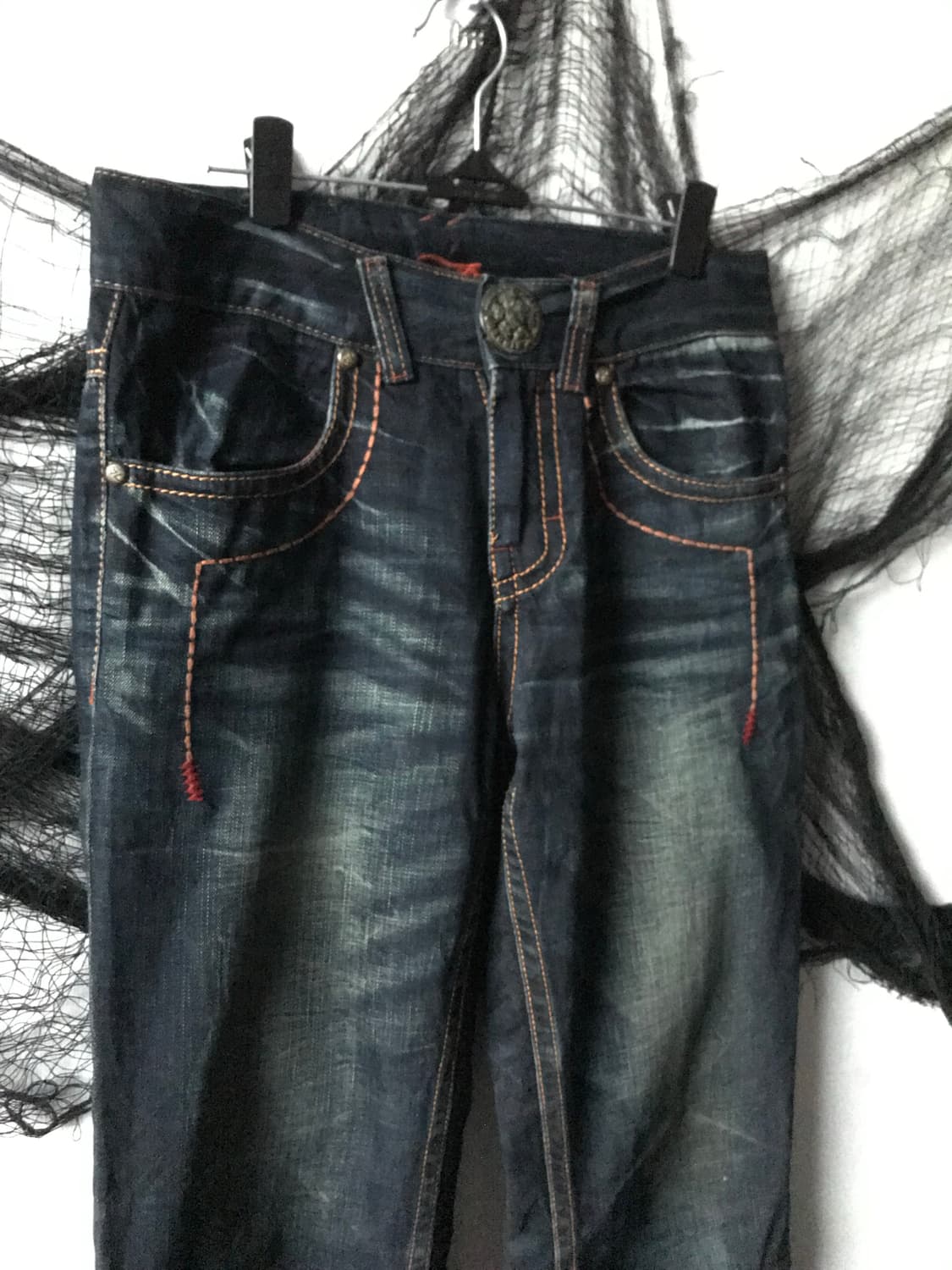 Riobera back patch detail jeans 상품이미지3