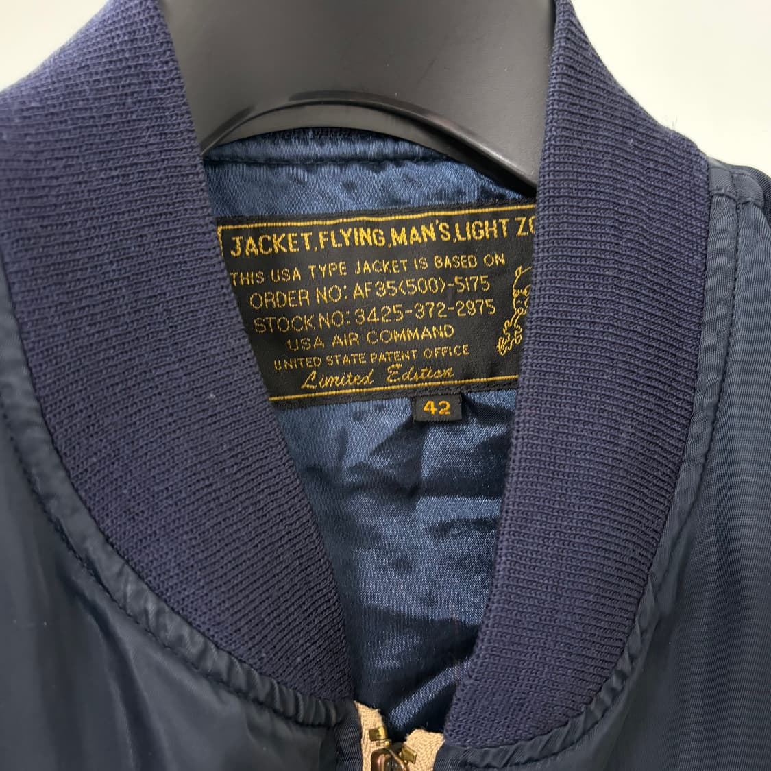 테드 컴퍼니 에어맨 MA-1 플라이트 자켓 상품이미지8